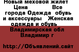 Новый меховой жилет › Цена ­ 14 000 - Все города Одежда, обувь и аксессуары » Женская одежда и обувь   . Владимирская обл.,Владимир г.